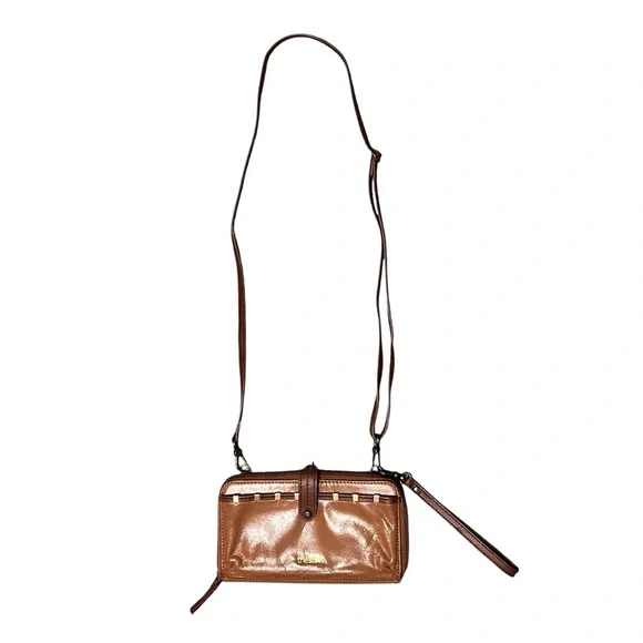 The Sak Brown Leather Crossbody Shoulder Bag - Picture 2 of 5
